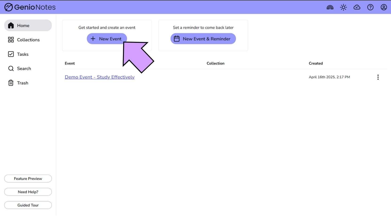 Genio Notes in 1 min - new event Genio Notes in 1 min - new event