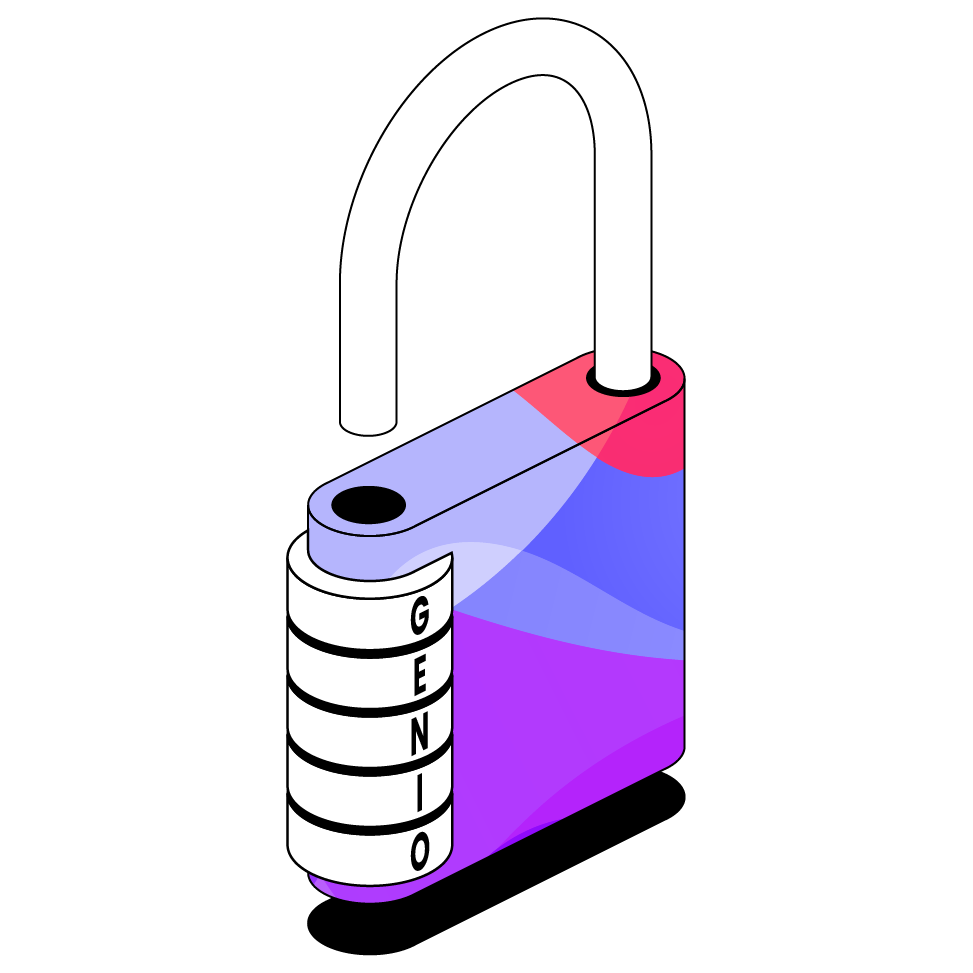 GENIO launch campaign padlock 2