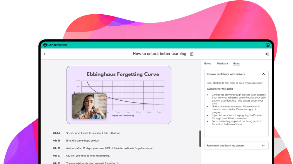 Genio Present hero (mobile)