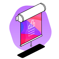 ICON PURPLE_projector screen