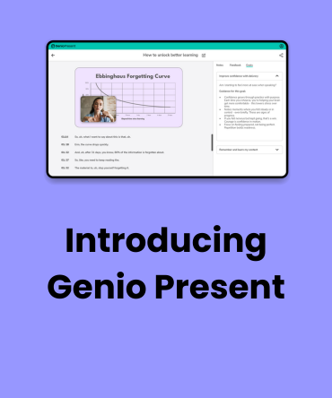 Introducing Genio Present-1