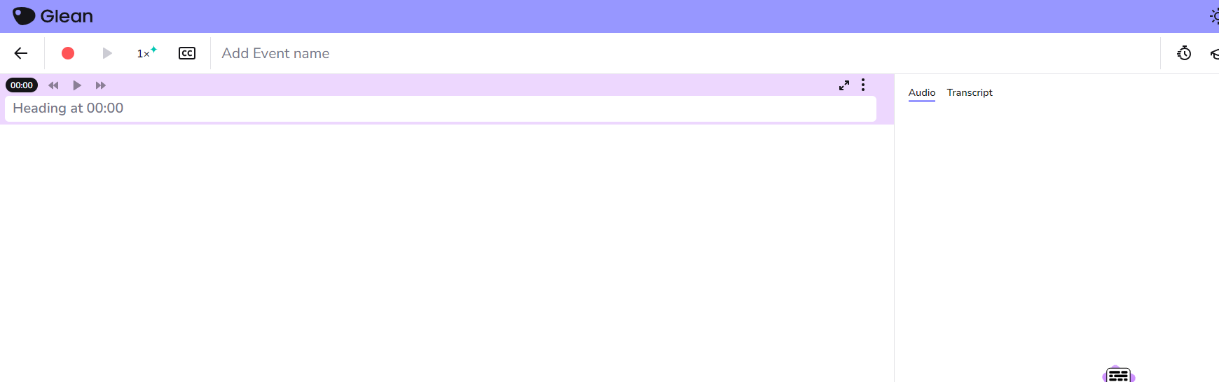 Quick Notes screenshot in app - heading Quick Notes screenshot in app - heading